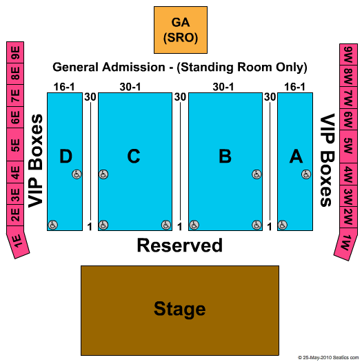 Count De Hoernle Amphitheater Seating Chart